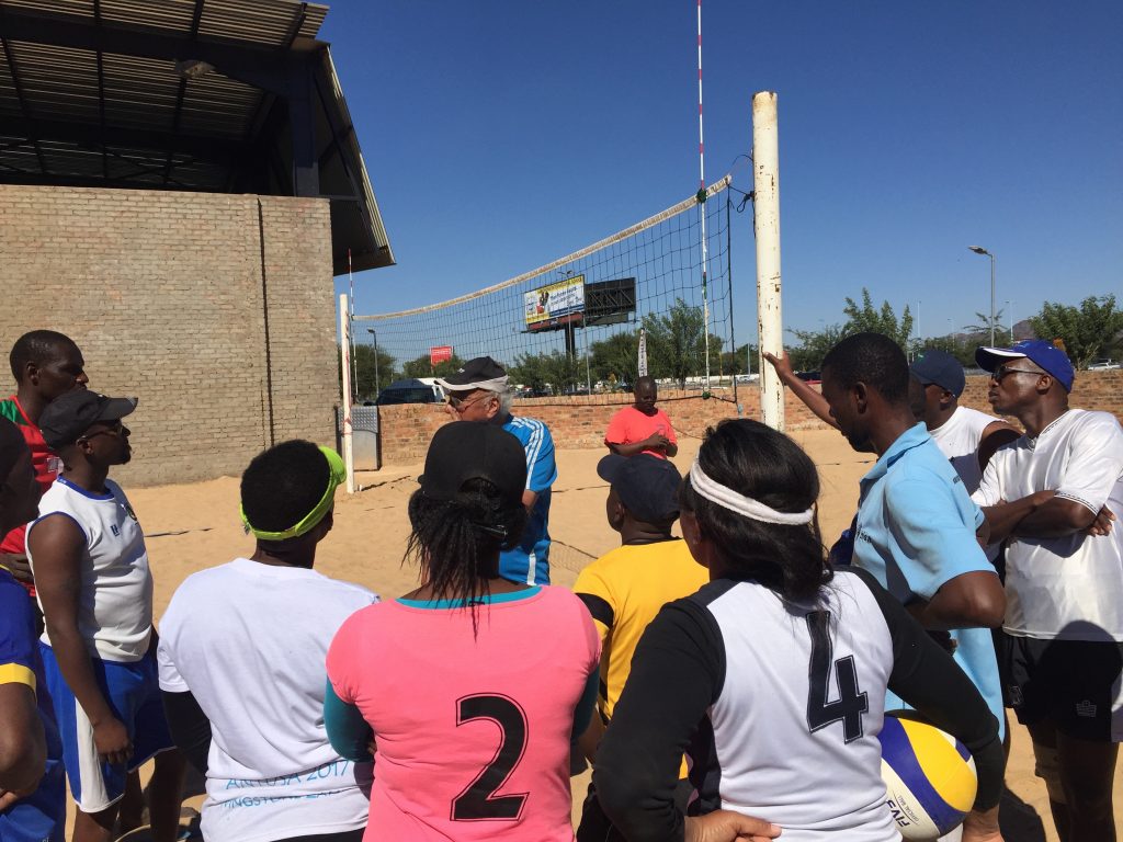 Working on Beach Volleyball and Exploring Botswana